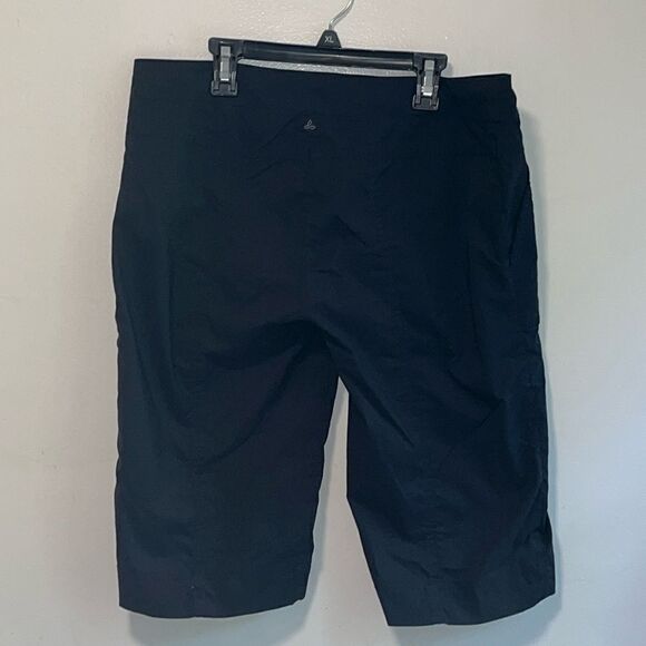 WOMEN’S BLACK MEDIUM PRANA BLISS KNICKER BERMUDA WALKING SHORTS SIZE MEDIUM - Picture 5 of 7